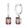 thumbnail image 2 of Sterling Silver with Natural Ametrine Dangle Earrings, 2 of 3