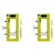 thumbnail image 1 of 2X Plantilla para Bisagras de Puerta, Mortajadora para Bisagras de Puerta,Kit Instalación de Bisagras,Plantilla para Enrutador de Bisagras de Puerta para Bisagras de 3 A 5 Pulgadas, 1 of 5