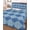 Blue, variant on Quilts Queen Size Bedding Set, Blue Geometric Reversible Summer Quilt 3 Pieces, Retro Morocco Abstract Art Lightweight Bedspreads Coverlets with 2 Pillow Shams for All Seasons
