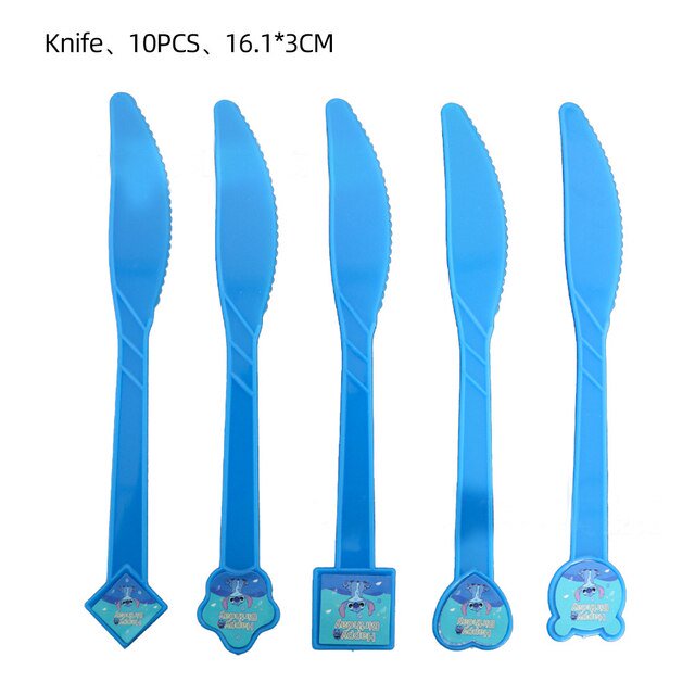 Disney Stitch Themed Disposable Tableware Paper Plates For Child Favors Birthday Baby Shower Supplies Lilo & Stitch Party Decor Gao Jinjia LED