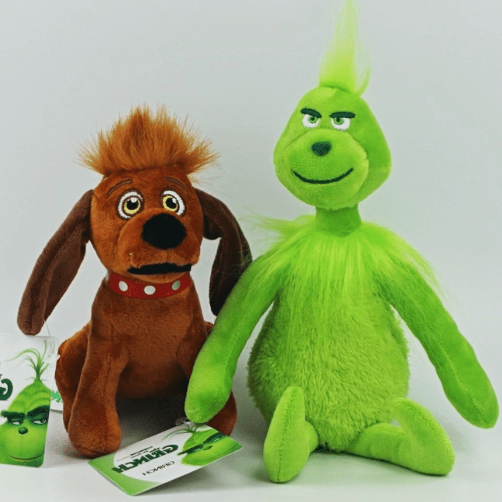 18-40cm How The Grinch Stole Plush Toys Grinch Plush Max Dog Doll