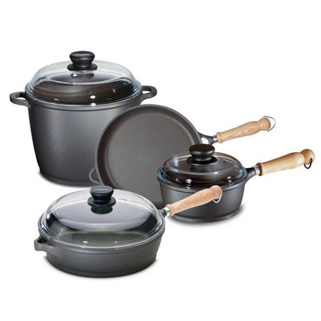 Berndes 674005 Tradition 7 Pc Cast Aluminum Non-stick Cookware Set