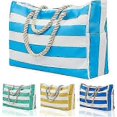 thumbnail image 1 of Beach Bags for Women- Beach Bags Waterproof Sandproof Beach Tote bag with Zipper for Pool Gym Travel Beach Tote, 1 of 5