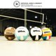 thumbnail image 5 of Balón de voleibol WILSON Pro Tour tamaño oficial marrón/tostado, 5 of 8