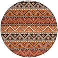 thumbnail image 3 of SAFAVIEH Veranda Luwig Southwestern Indoor/Outdoor Area Rug, 6'7" x 9'6", Rust/Red, 3 of 10