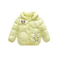thumbnail image 1 of toraway Veste Matelassée en Coton pour Filles Automne et Dessin Animé Veste Matelassée en Coton pour Garçons et Filles avec Trois Dimensions pour Enfants 2-3 Ans, 1 of 4