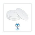 thumbnail image 3 of Boardwalk Polishing Floor Pads, 24" Diameter, White, 5/Carton -BWK4024WHI, 3 of 6