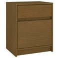 thumbnail image 2 of vidaXL 1/2x Solid Wood Pine Bedside Cabinet Nightstand Furniture Multi Colors, 2 of 82