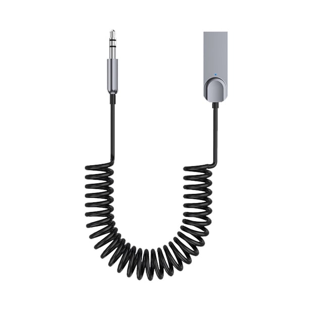 Receptor Bluetooth Adaptador Auxiliar USB A Jack 3.5 Mm Audio Coche Aux 5.0 Kit Manos Libres Para De BT Transmisor Soporte TF Tarjeta Función huangjie unisex