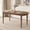 Walnut, variant on Round Dining Table for 4-6, 72.9in Long Large Kitchen Table with Fluted Apron, 7.4 Ft Modern Kitchen Table With Sturdy Wooden Frame Dinner Tables for Dining Room, Kitchen, Living Room,