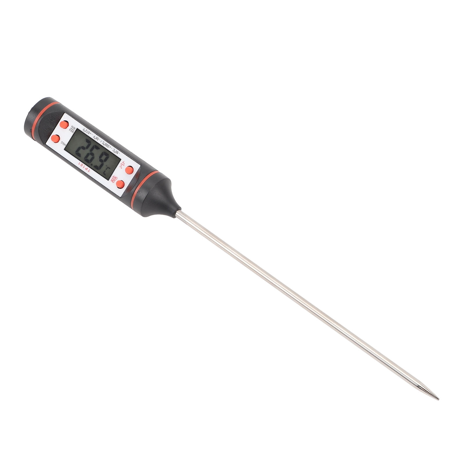 M Buder LCD Digital Thermometer Car Air Conditioning Water Coolant Tank Temperature Tester Detector For Automotive Diagnostics -58 F To 572 F Range Fits Auto Air Outlet Essential Mechanics Tool