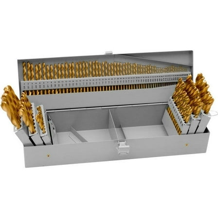 115 Piece Titanium Coated Drill Bit Set
