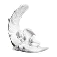 thumbnail image 3 of Cherub Statue Ange Statue Collection de Statuettes Blanc Sculpture Décorative d'Ange Gauche, 3 of 9