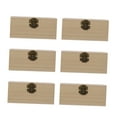 thumbnail image 4 of HEATSHAKING Wood Small Crafts Box with Hinged Lid 6Pcs 5.50x4.13x2.55 Inch, 4 of 6