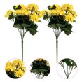 thumbnail image 3 of YAOMOBB Fade-proof Artificial Flowers Artificial Begonias Flowers Set of 2 with Stems Realistic Faux Red Flowers for Wedding Photo Props and Home Decoration, 3 of 7