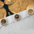 thumbnail image 4 of Homewish Cartoon Jungle Rabbit Curtains Pack of 2 (42x84 Each), Retro Bohemian Hippie Animal Curtains Blackout, Rustic Farmhouse Bedroom Curtains, Window Curtains Bedroom Decor, 4 of 6