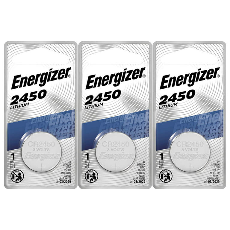 Energizer CR2450 Lithium 3Volt Cell Battery - 12 Pack