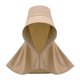 thumbnail image 2 of Sombrero de pescador de verano con protección solar integrada para hombros y cuello, sombrero de gran tamaño para ciclismo, sombrero para el sol, 2 of 6