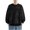 Black White, variant on Cmfcve Men's Plus Size Sweatshirts Solid Color Long sleeved Pullover Sweat Shirts Top Urban Minimalist Stretch Jacket Top