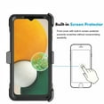 thumbnail image 6 of Cell Phone Case For Samsung Galaxy A13 5G, Heavy Duty Phone Case [Built-in Screen Protector] Rugged Swivel Holster Belt Clip Kickstand Hard Cover-Black, 6 of 11