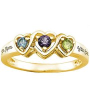 Keepsake Entwined Ring 10k Simulated