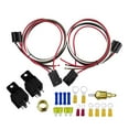 thumbnail image 3 of Kit de mazo de cables de ventilador de refrigeración eléctrico doble automotriz/185 On 175 Off Kit de termostato de 40 amperios interruptor de Yotijar Mazo de cables del ventilador eléctrico, 3 of 10