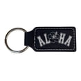 thumbnail image 4 of Keychain - Rectangle - Aloha - Leather, 4 of 4