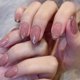thumbnail image 1 of 24 unids/caja puntas de uñas de estilete de longitud media gradientes desgaste párrafo de cobertura completa parche de manicura de moda uñas postizas para niñas Tan Jianjun unisex, 1 of 2