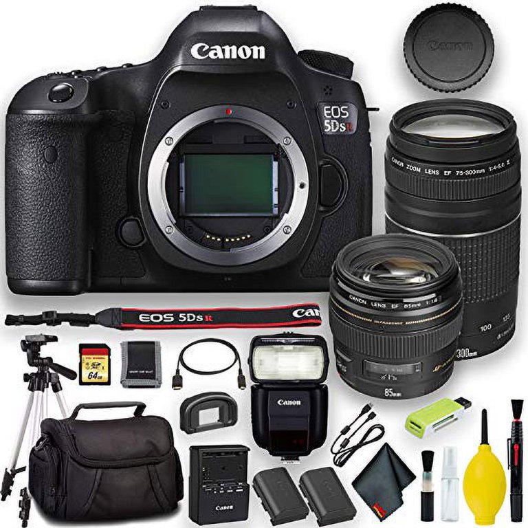 Canon EOS 5DS R DSLR Camera + 64GB Master Bundle - Walmart.com