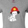 thumbnail image 4 of Inktastic Fireman Dog, Cute Dog, Puppy, Doggo, Dalmatian Women's T-Shirt, 4 of 5