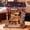 Izakaya, variant on Traditional Japanese Teahouse 3D Wooden Book Nook Kit - Kyoto Zen Garden Miniature Diorama with Warm LED Lights, Artistic DIY Bookshelf Insert Craft Gift for Adults