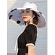 thumbnail image 2 of Sombrero de sol para mujer con ala ancha UPF 50+, sombrero de verano plegable, gorra de playa flexible para mujer Ormromra WMZL-1354-3, 2 of 4