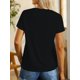 thumbnail image 3 of Women's Casual Crew Neck 100% Cotton T-Shirt with Cartoon Character Print, Short Sleeve, Knit Fabric with Slight Stretch for All Seasons Tee For Adult, Men, Women, Teen, Teenager, Adolescent, Youth, 3 of 8