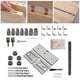 thumbnail image 1 of Kit de Plantilla Para Perforar Madera Shamjiam 3 en 1 Herramienta Perforadora Guía de Taladro de Espiga Profesional Plata, 1 of 8