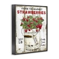 thumbnail image 3 of Stupell Industries French Country Farm To Market Strawberries Black Framed Giclee Art, 11 x 14, by Creatif Belle, 3 of 8