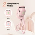 thumbnail image 4 of Powodzenia Electric Eyelash Curler with 2 heating mode rechargeable eyelash curlers, 4 of 6