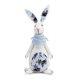thumbnail image 1 of Bonito conejito de peluche de Pascua para muñeca con bufanda, muñecos de tela con patrón Floral, juguete para regalo, adorno para fiesta de vacaciones de primavera, cama esquí esquí Gafas de esquí, 1 of 5