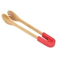 thumbnail image 2 of Cooking Tong, Bamboo Tongs Set Safe And Durable Dessert Food BBQ Clip Clamp For Kitchen, 2 of 8