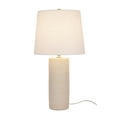 thumbnail image 3 of Better Homes & Gardens 23"H Natural Stone Look Ceramic Table Lamp with Tapered White Linen Shade, 3 of 10