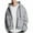 #458-Gray, variant on Men's Winter Fleece-Lined Hooded Jacket with Large Pockets, Warm for Casual and Outdoor Wear