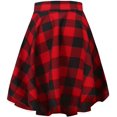 thumbnail image 2 of Women's Basic Flared Casual Mini Skate Skirt Versatile Stretchy, 2 of 3