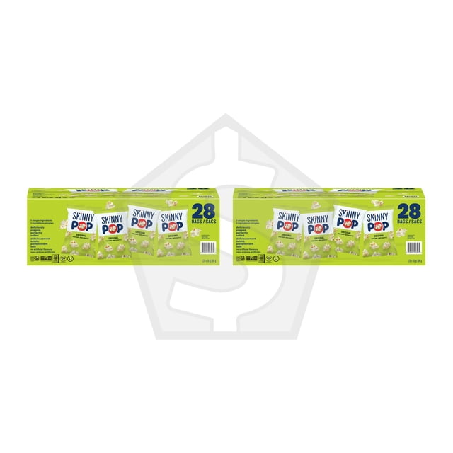 SkinnyPop Maïs Soufflé pour Distributrices - Lot de 2