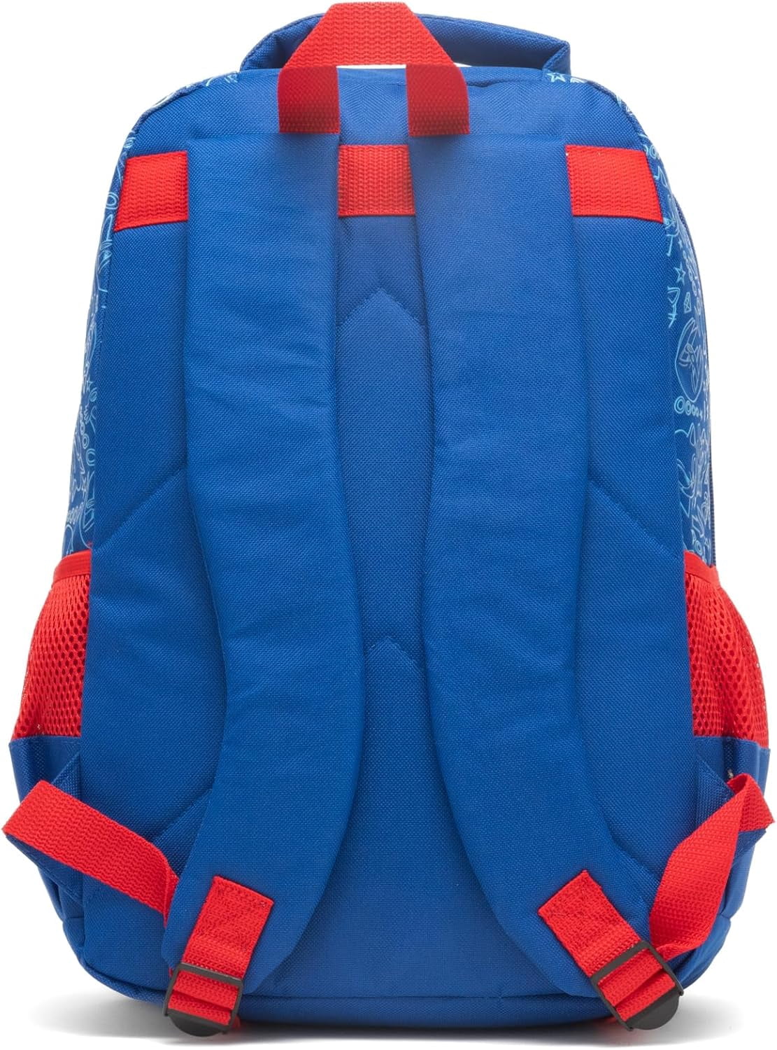 16" Sonic the Hedgehog Large School backpack with Padded Back and Adjustable Straps