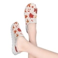 thumbnail image 6 of POLERO Autumn Maple Leaves Backless Walking Sneakers for Women Lady Slip-on Mule Shoes Casual Breathable Loafers Closed Toe Music Note Slippers for Home,Office,Outdoor, 6 of 7