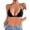 Black, variant on Women Front Closure Wireless Lace Bralette Sparkly Rhinestone Halter Straps Y Racerback Bra Deep V Triangle Lace Wireless Bra Red M