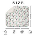 thumbnail image 4 of White Christmas Icon Pattern Dish Drying Mat for Kitchen 1 Pack, Ultra Absorbent Microfiber Dishes Drainer Mats,16x18in(41x46cm), 4 of 6