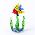 thumbnail image 1 of Figuritas en miniatura de vidrio soplado a mano, Tanque De Agua de peces, hierba, peces, adornos artísticos, accesorios de decoración del hogar, regalo, 1 of 6