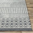 thumbnail image 3 of Hauteloom Sullivan Wool Living Room, Bedroom Area Rug - Bohemian, Transitional - Peach, Medium Gray, Charcoal - 2' x 3', 3 of 9