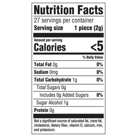 Dentyne Pure Gum Mint, 27.0 CT
