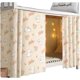 thumbnail image 3 of Cortinas inferiores para litera, tela de privacidad, cortinas debajo de la cama para cama baja, 2 paneles, Spaceman, 3 of 5